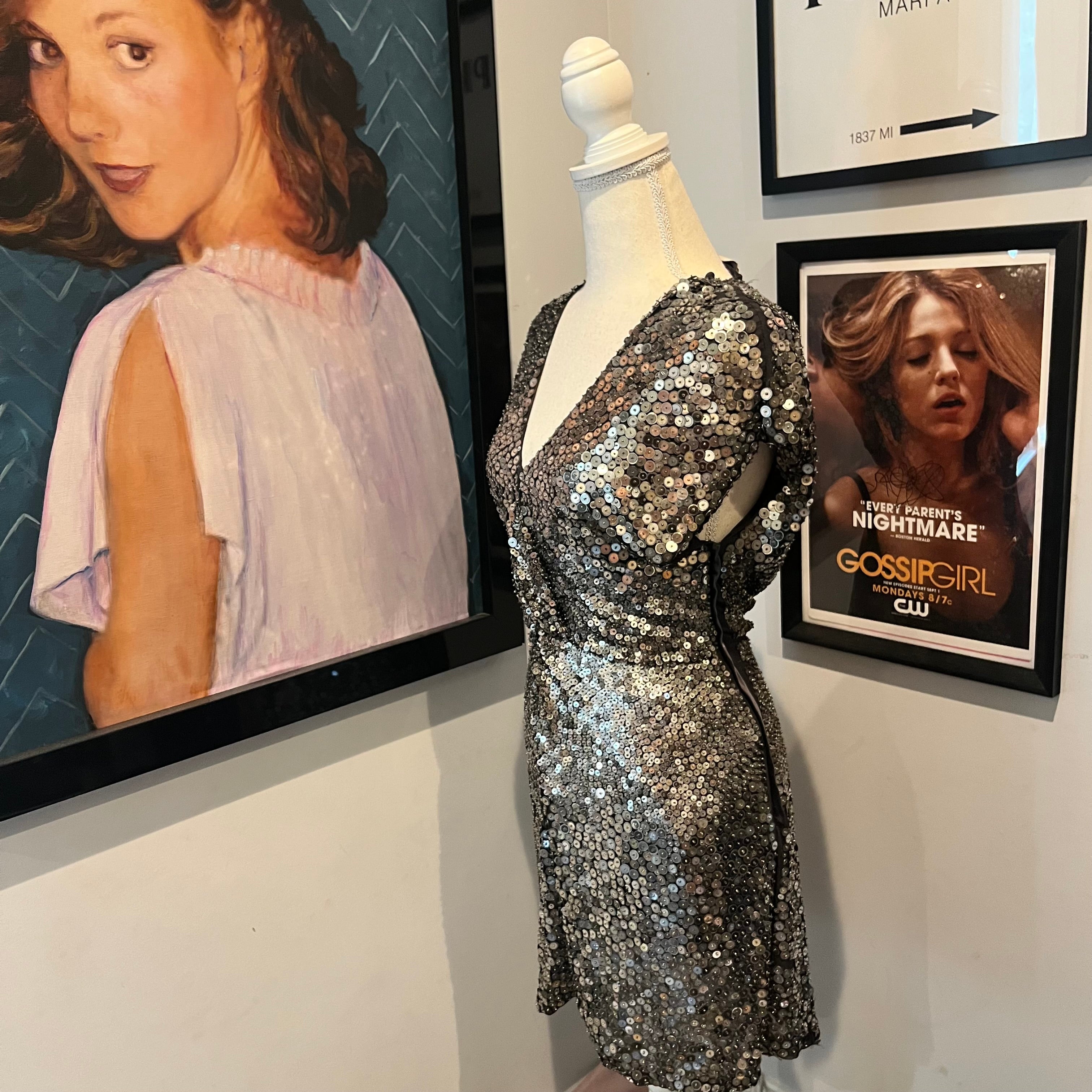 blair waldorf sequin dress Stylish Purple Sequin Dress Inspired by Blair Waldorf