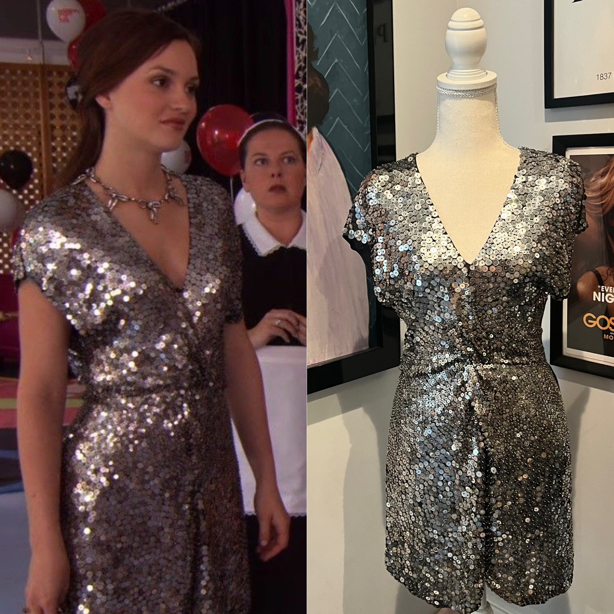blair waldorf silver dress Blair Waldorf Fashion