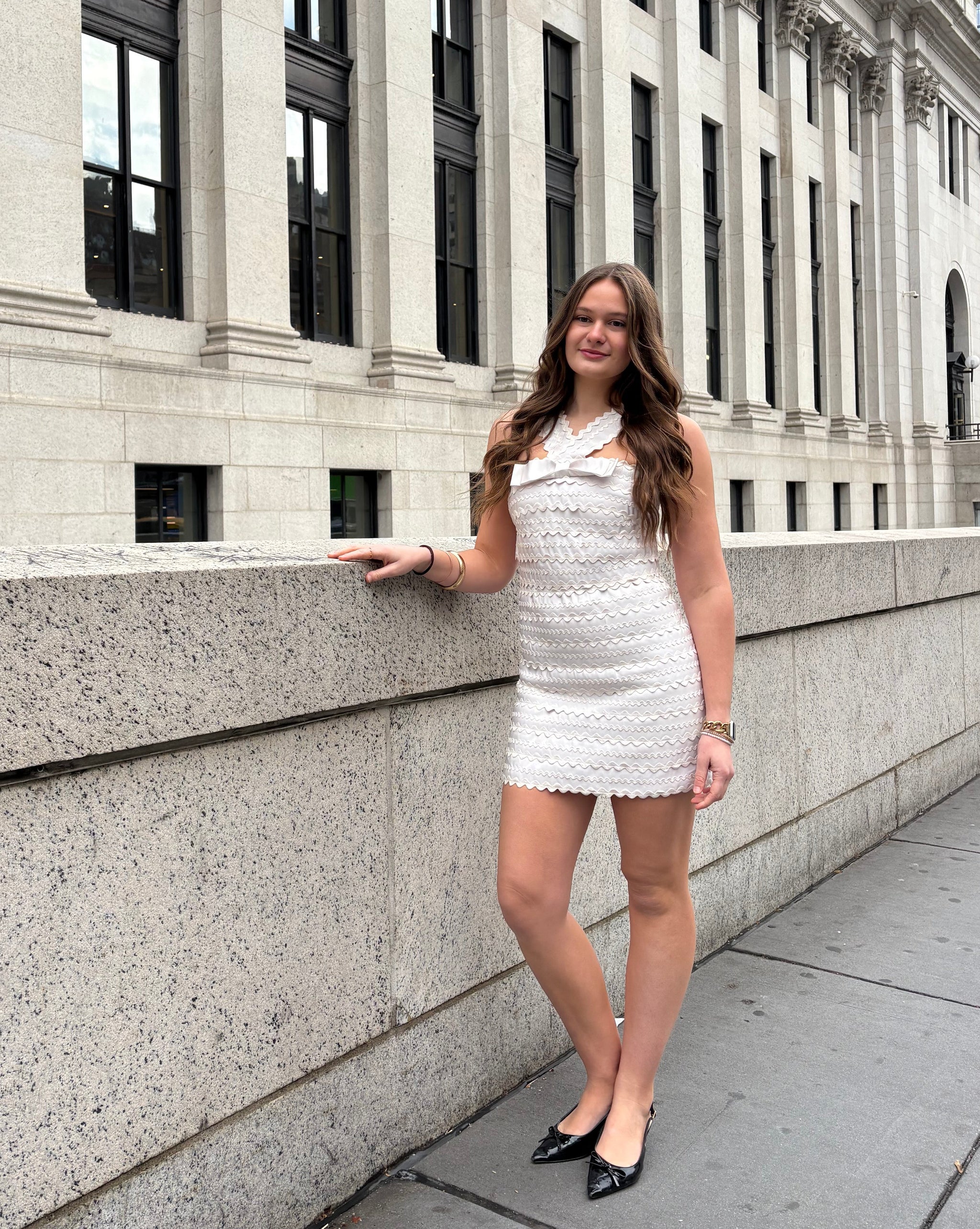 Blair Waldorf's Marc by Marc Jacobs Joelle White Mini Dress, Gossip xoxoposhipgirl Blair Waldorf's Marc by Marc Jacobs Joelle White Mini Dress, Gossip xoxoposhipgirl