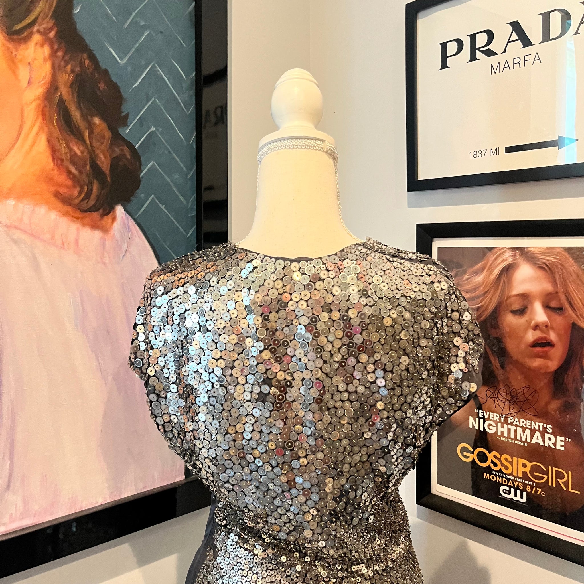 blair waldorf silver dress Blair Waldorf's Valentino Silver Sequin Mini Dress, Gossip Girl S4 E3 –  xoxoposhipgirl
