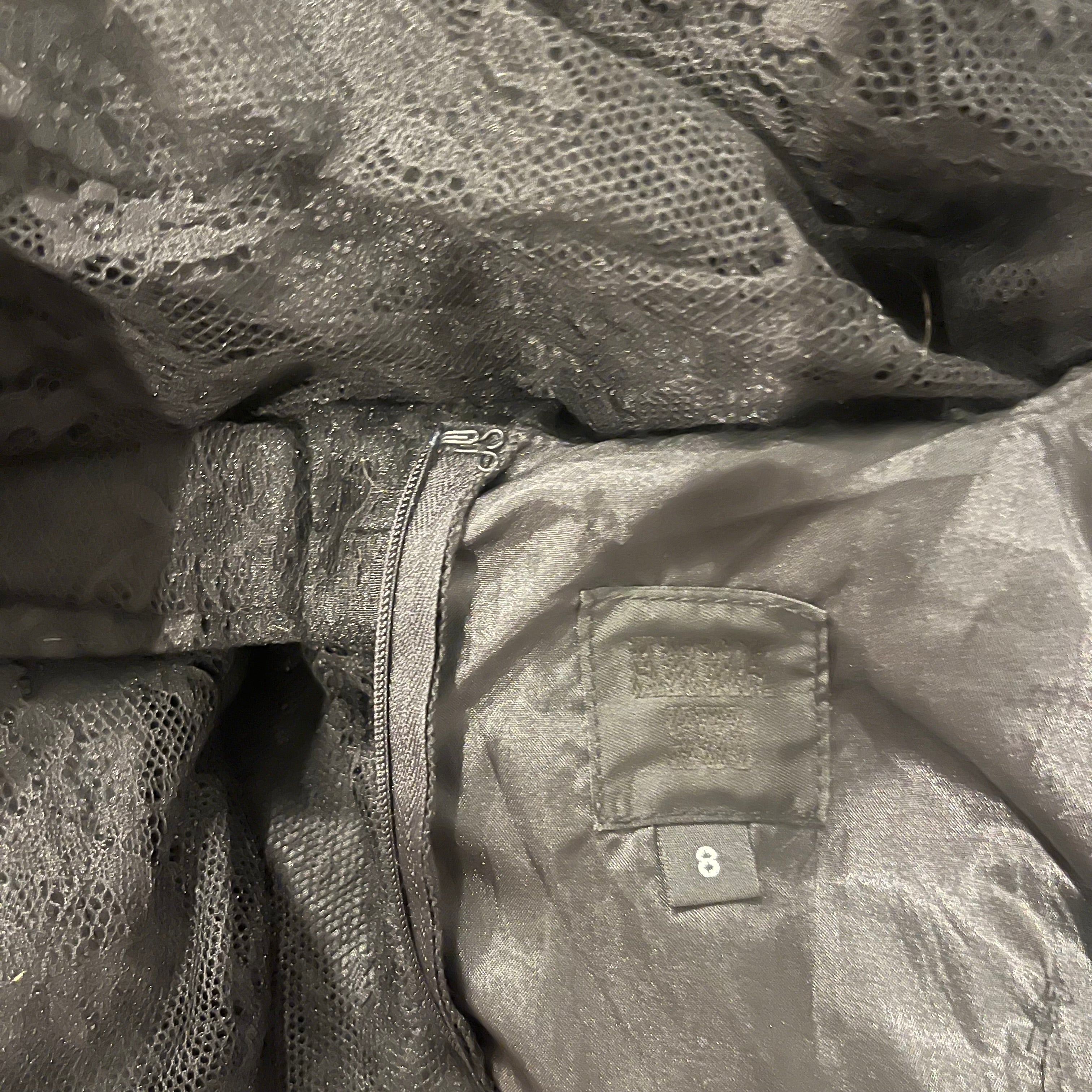 Blair Waldorf's Anna Sui Black Lace Shift Mini Dress, Gossip Girl