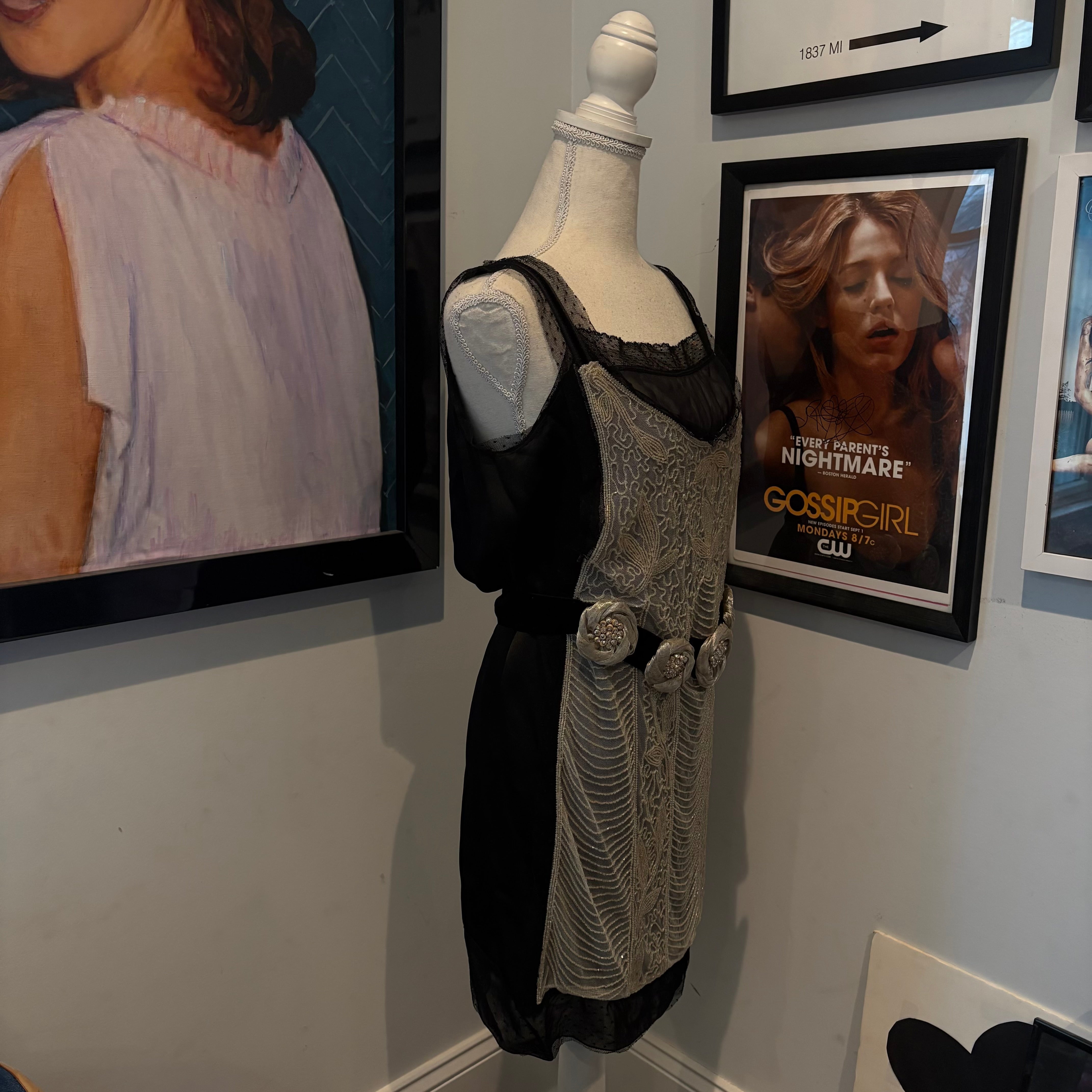 Blair Waldorf's Philosophy di Alberta Ferretti Black Dress Gossip Girl –  xoxoposhipgirl